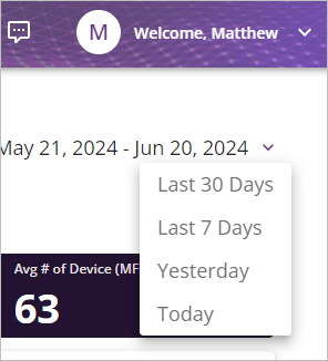 Admin Dashboard - Date