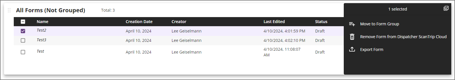 Form Management